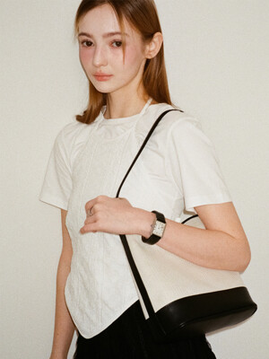 MARSALA SHOULDER BAG (BLACK)