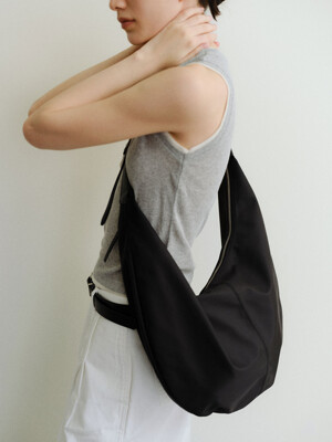 [단독]FLOWY  BAG_nylon black