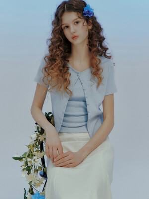 Soe cardigan&top set (3colors)