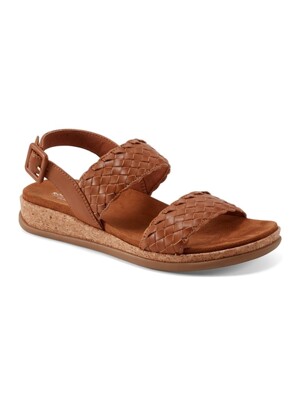 [여성화]야렐리아  투 스트랩 4.5CM 샌들 DARK BROWN RW0195