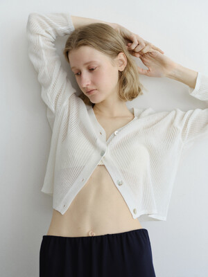 SAND KNIT CARDIGAN&TOP SET_IVORY