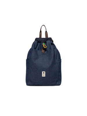 하디 데님 스트링 버킷 백팩 (20L) DENIM
