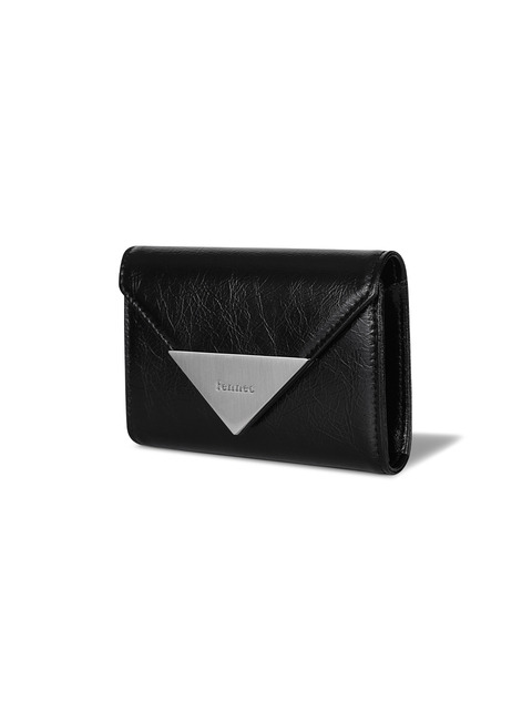 페넥 TRIANGLE FOLIO WALLET - BLACK