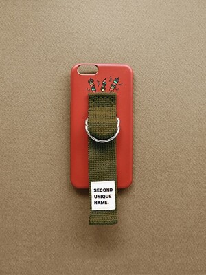 SUN CASE BURGUNDY KHAKI (ILLUST)