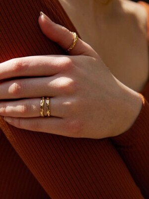 Light thin ring(gold)