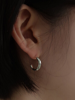 crescent earring