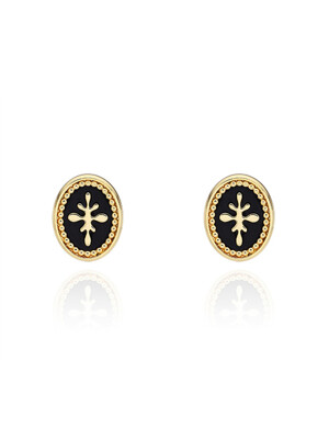 Classic round earrings
