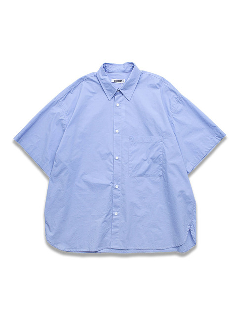 셔츠,셔츠 - 큐컴버스 (Q CUMBERS) - CITY GUY HS SHIRT - Sax blue