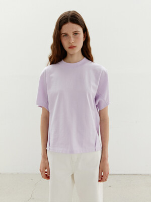 TWR COTTON RIBBED TOP LAVENDER