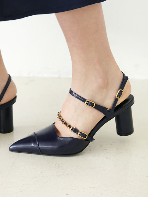펌프스,펌프스 - 엣엣엣 (at at at) - [AT23S01] 23SS Kate Slingback 6cm (NV)