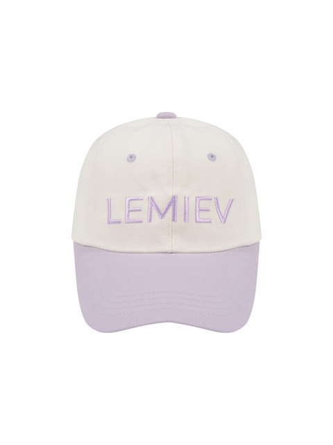 모자,골프,모자,애슬레저 - 오유유 (OUU) - LEMIEV Mix Logo Ball Cap Purple