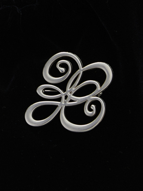 주얼리 - 버뮬라 (Burmula) - LOGO SYMBOL BROOCH (SILVER)