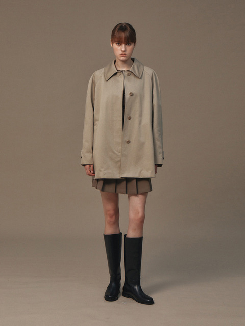 아우터 - 레미 (Lemme) - MAC HALF TRENCH COAT (BEIGE)