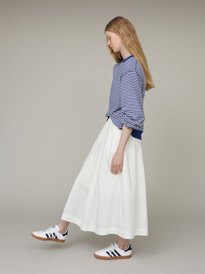 Biddy pleated skirt_off white