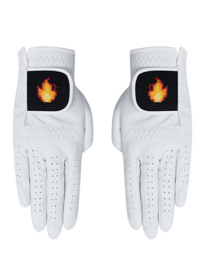 Fire Needlepoint Glove (Pair)