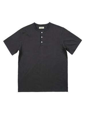 Utility Henly neck T-Shirts (Charcoal)
