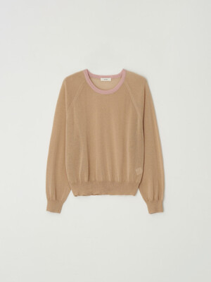 Summer Round Pullover(Apricot)