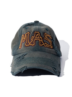 MAS BONE WASHED DYING VINTAGE BALL CAP MSFAC002-GR