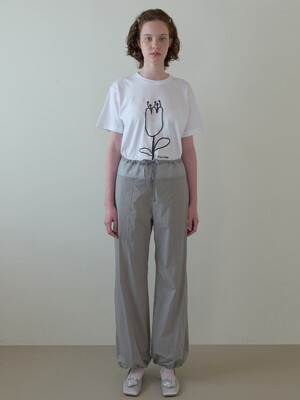 SHEER HIPSTER PANTS_GREY