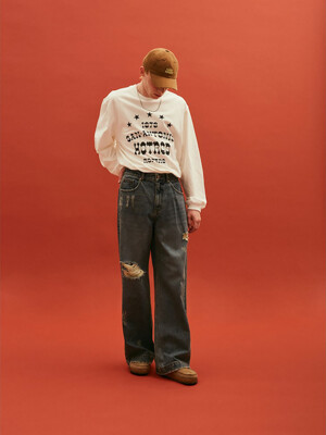 Destroyed Denim  Blue (MS4721A06P)