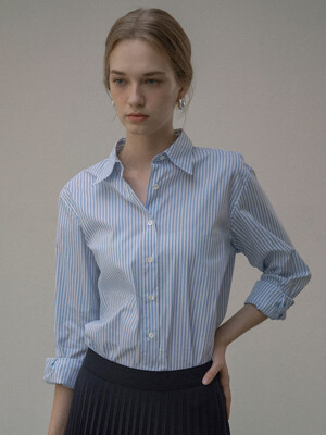 SITP5162 루즈핏 포멀 ST 셔츠_Light blue ST