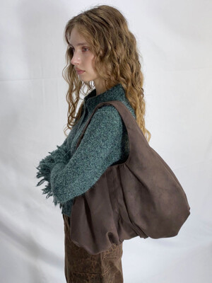 Rustling shoulder bag [Suede_4color]