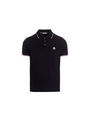 25SS 로고 삼선 PK 티셔츠 네이비 8A703 00 84556 77X