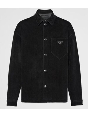 25SS 프라다 긴팔 셔츠 SC65712HOF0002 BLACK DOM