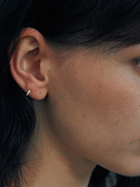베흐트 [925 silver] Deux.silver.222 / mini dew earring