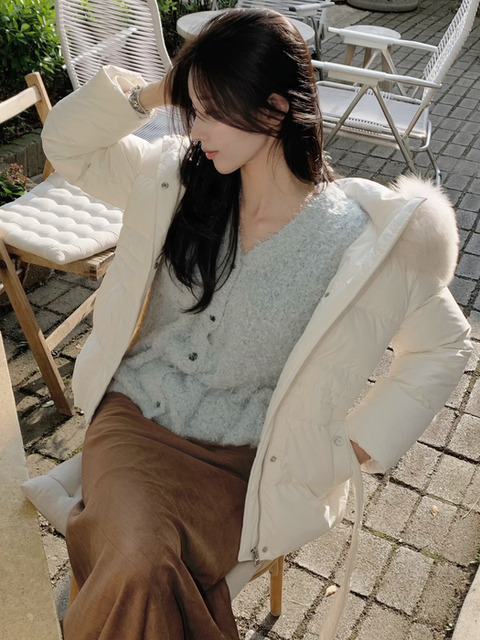 하시에 [리라 PICK] (2차 리오더) [단독기획] FOX FUR BELTED GOOSE DOWN [3COLORS]