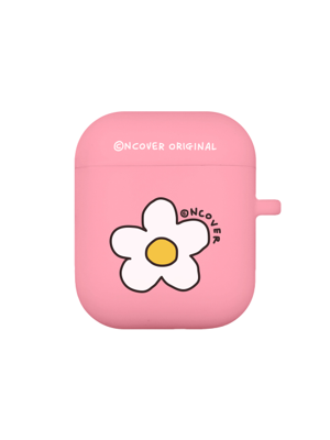 Flower point-pink(airpods jelly case)