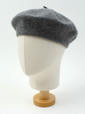 Wool Light Gray Beret 울베레모