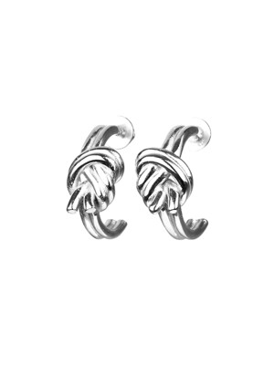 KNOT EARRING_Silver