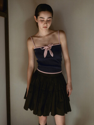 CREAM COTTON SKIRT_TT2W502BK