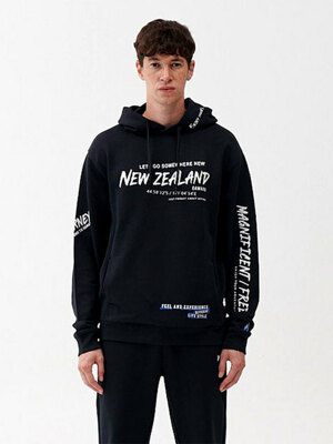 뉴질랜드 그래픽 남성전용 후드 티셔츠_OTH704