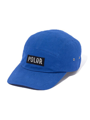 POLER 5P CANVAS CAP BLUE