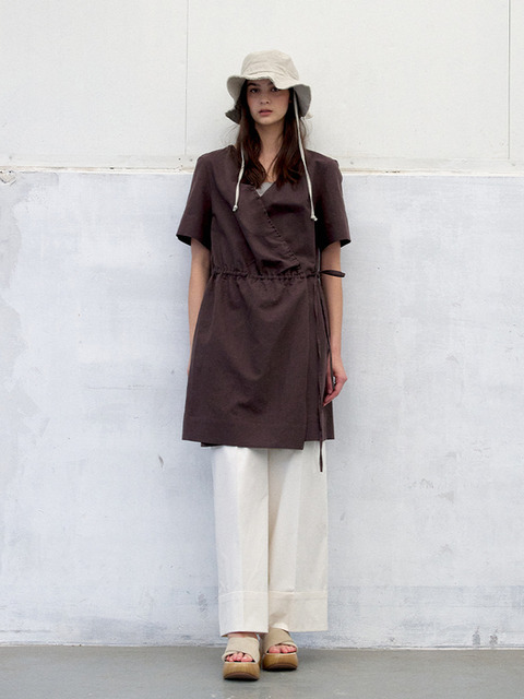 원피스,원피스 - 어센틱워드로브 (AUTHENTIC WARDROBE) - Linen Robe Dress