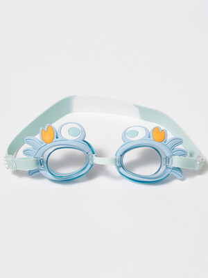 [국내공식] Mini Swim Goggles Sonny the Sea Creature Blue_꽃게 스윔고글_S3VGOGSO