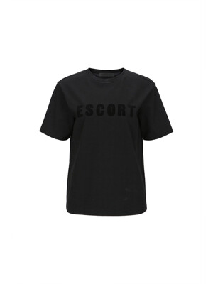 ESCORT-PRINT T-SHIRT (BLACK)