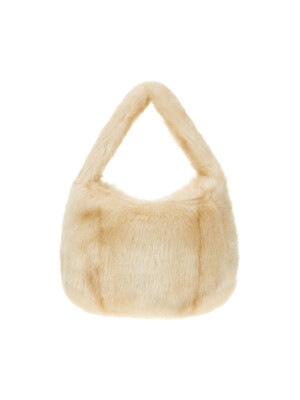 KEETY RABBIT prelude fur mini bag [beige]