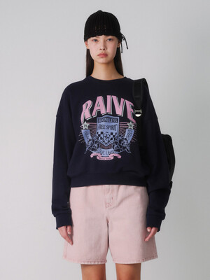 RAIVE Sweatshirt in Navy VW4SE023-23