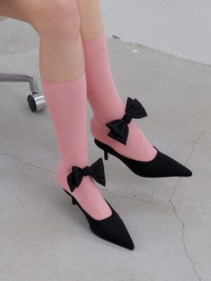 RIBBON POINT SOCKS_PINK