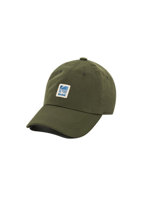 블루로고 릴렉스핏 볼캡 KHAKI