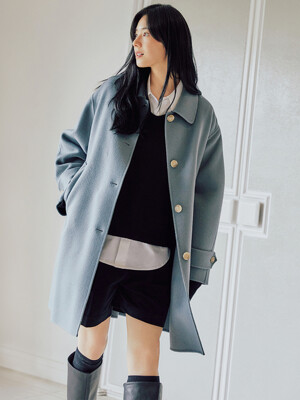 24FN single half handmade coat [A/BL]