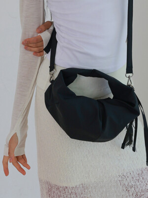 LUVIN BAG SMALL NYLON BLACK 러빈백 스몰 나일론 블랙