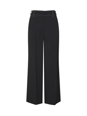 Color Stitch Side Slacks- U1F31WSL040