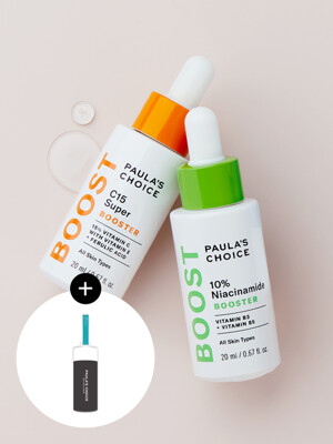 [미백세트](+러기지택 증정) 10% 나이아신아마이드 20ml + C15 슈퍼 부스터 앰플 20ml
