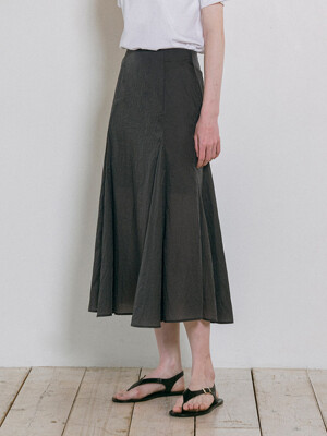 P3253 머메이드 나일론 스커트_Navy