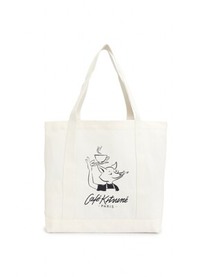 MAISON KITSUNE 메종키츠네 바리스타 폭스 토트백 CKMU05101WW9001 P709 (남여공용)