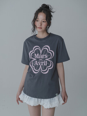 CLOVER TSHIRT_CHARCOAL